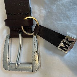 Michael Kors Brown Studded Belt